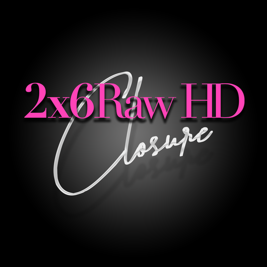 2x6 Raw HD Closure